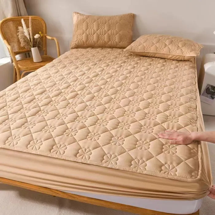 Waterproof Mattress Cover Quilting Bed Fitted Sheet