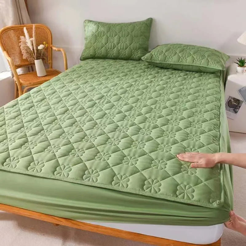 Waterproof Mattress Cover Quilting Bed Fitted Sheet