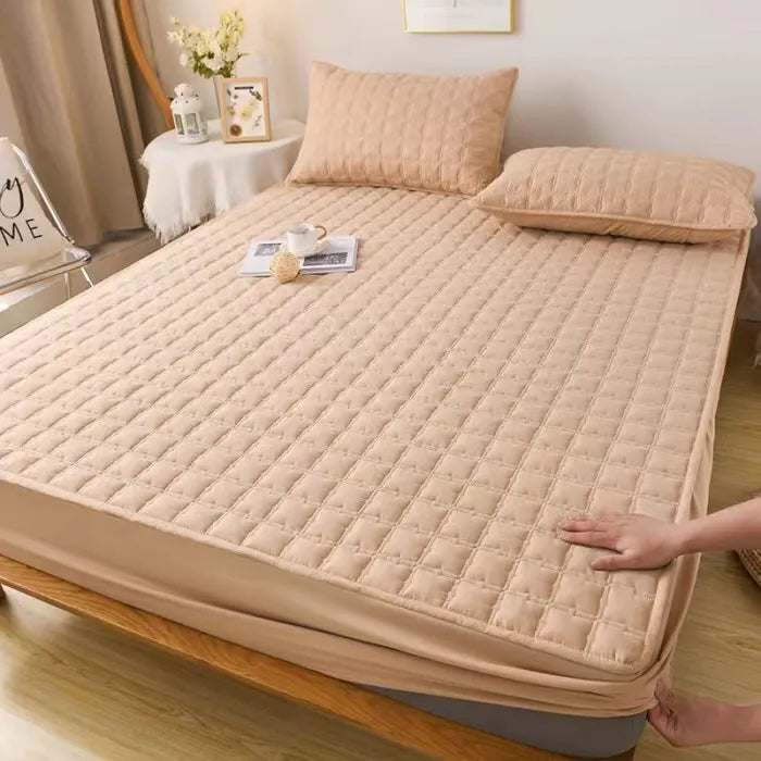 Waterproof Mattress Cover Quilting Bed Fitted Sheet