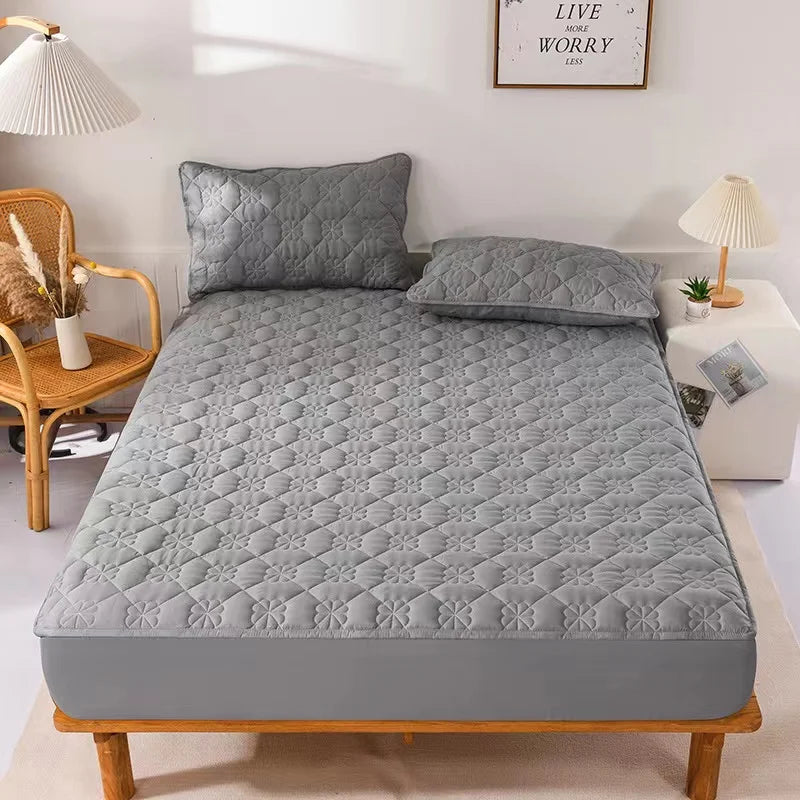 Waterproof Mattress Cover Quilting Bed Fitted Sheet