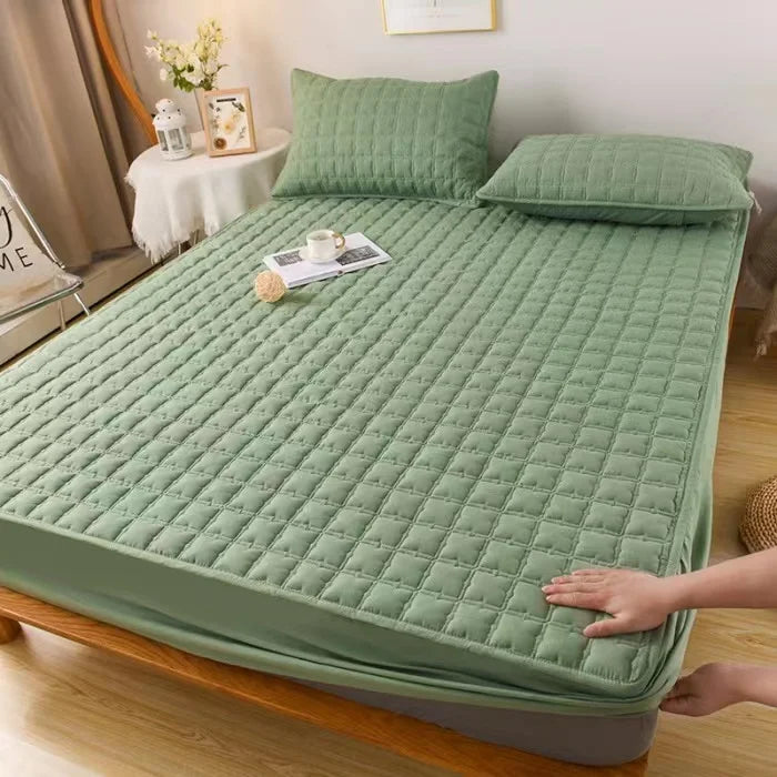 Waterproof Mattress Cover Quilting Bed Fitted Sheet