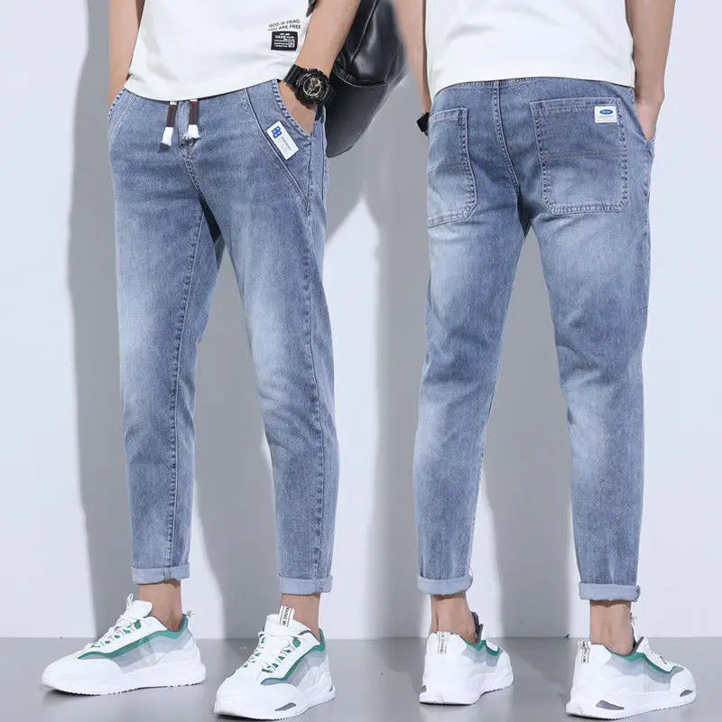 Baggy Blue Boyfriend Harajuku Casual Hip Hop Cargo Denim Stylish